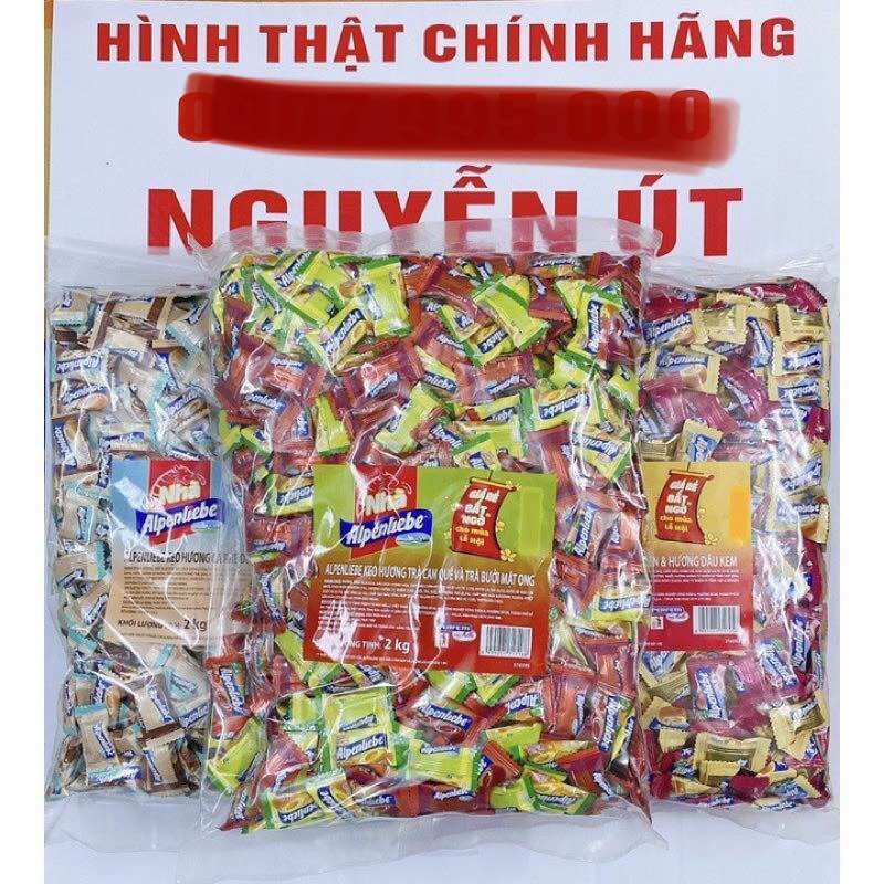 Kẹo alpenliebe gói lớn 2kg (nặng 2.2kg)
