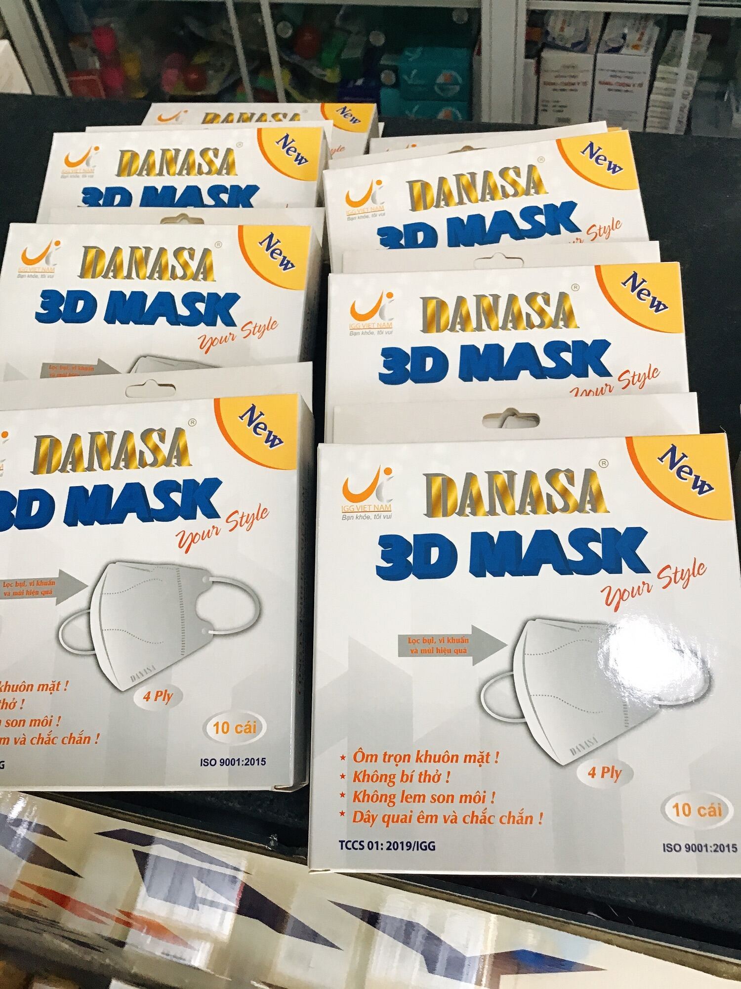 Khẩu trang Mask 3D Danasa hộp 10chiếc
