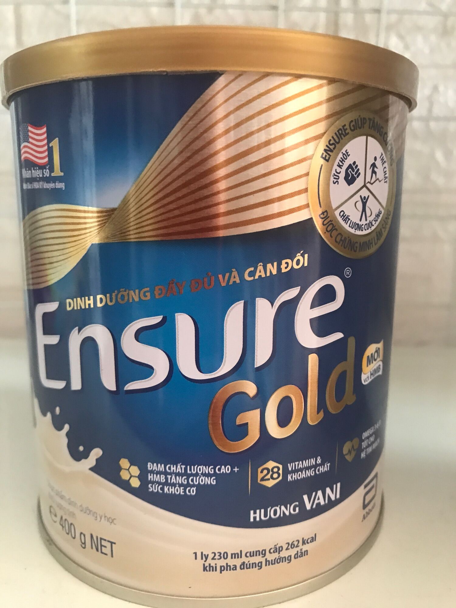 Sữa Ensure Gold 400 gr tăng cường sức khỏe thumbnail