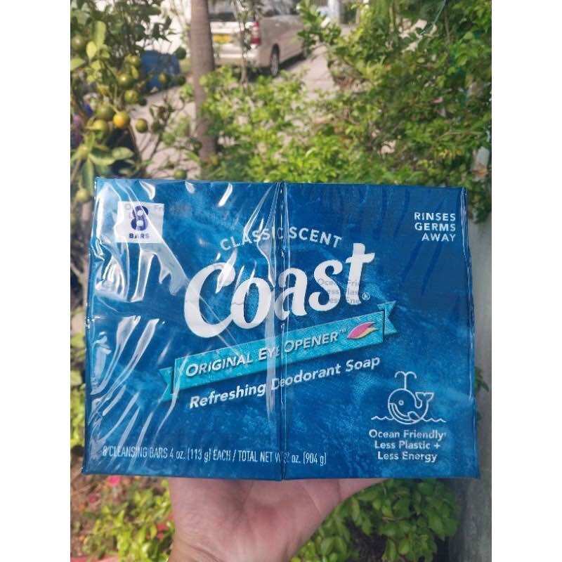 Lốc 8 Xà bông cục Coast Mỹ