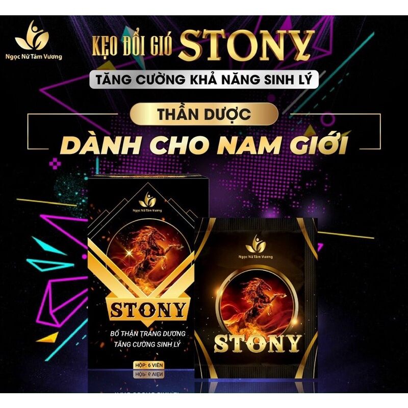 Kẹo đổi gió stony . tăng thời gian yêu - che tên sp khi giao .