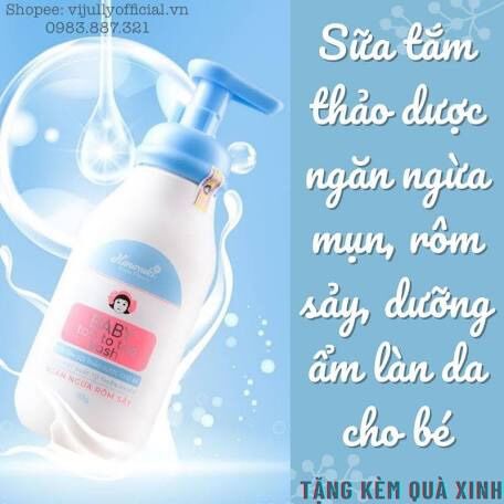 [HCM]Sữa Tắm Gội Mẹ Và Bé – Hanayuki Baby Top To Toe Wash