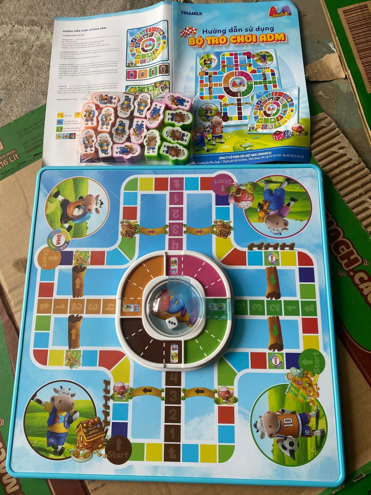 Bộ cờ cá ngựa cho bé hkm vinamilk