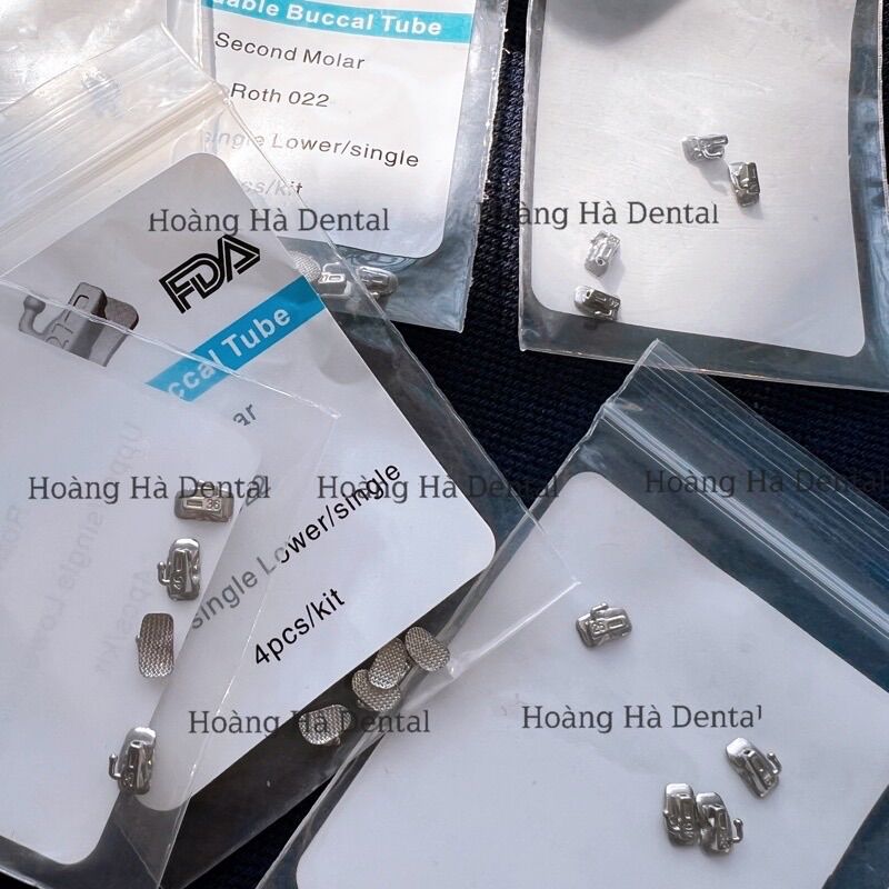 Set 4 mắc cài 6, mắc cài răng 7 hỗ trợ niềng răng hiệu quả