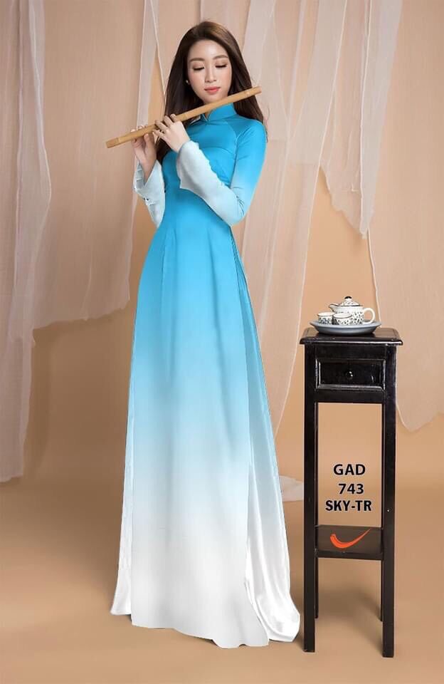 [HCM]Vải áo dài màu ombre