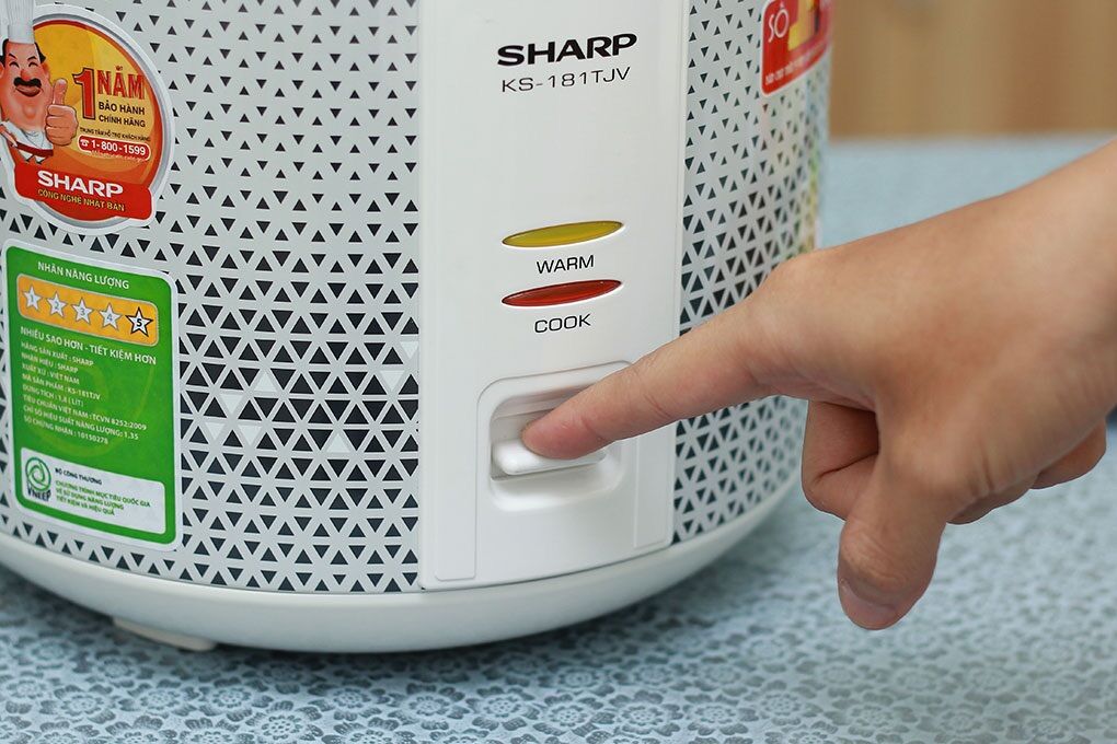 Nồi cơm điện Sharp 1.8 lít KS-18TJV