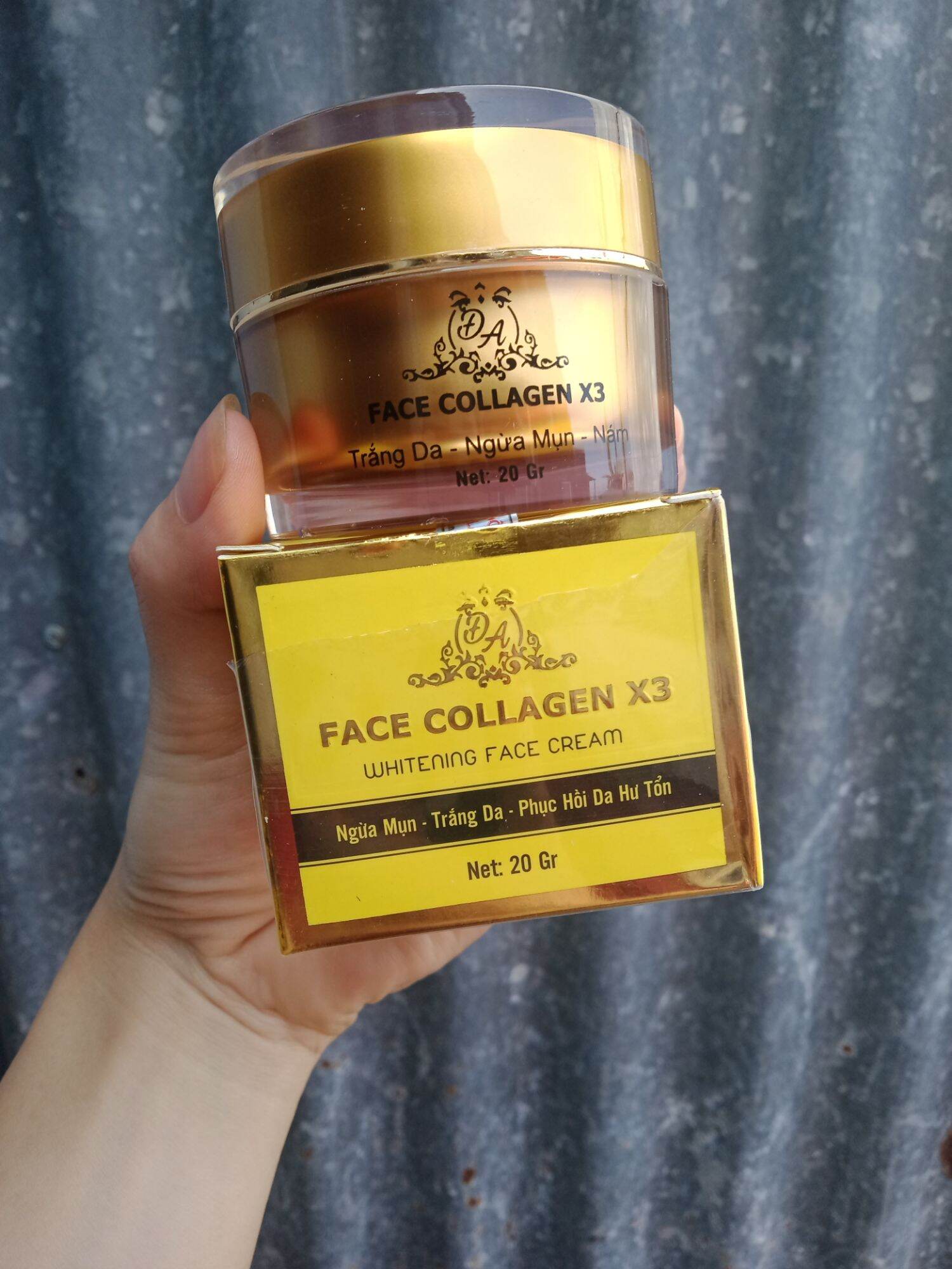 Kem Face Collagen X3 Đông Anh Tem Mới