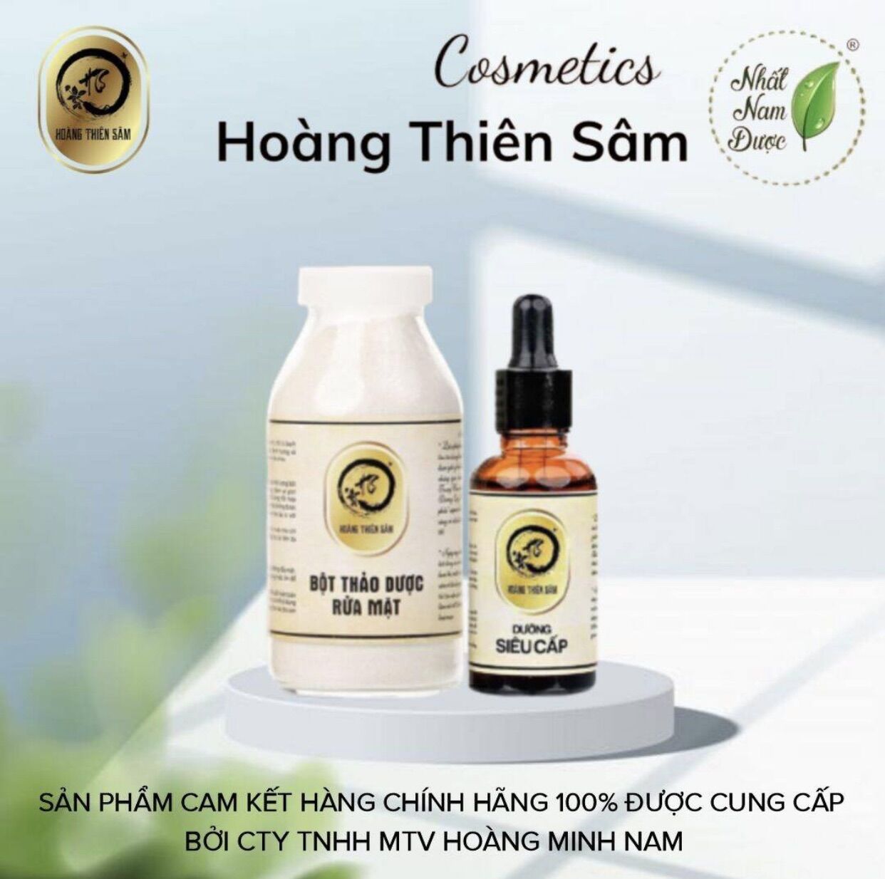 Combo dưỡng siêu cấp hoàng thiên sâm - phục hồi da sau tái tạo