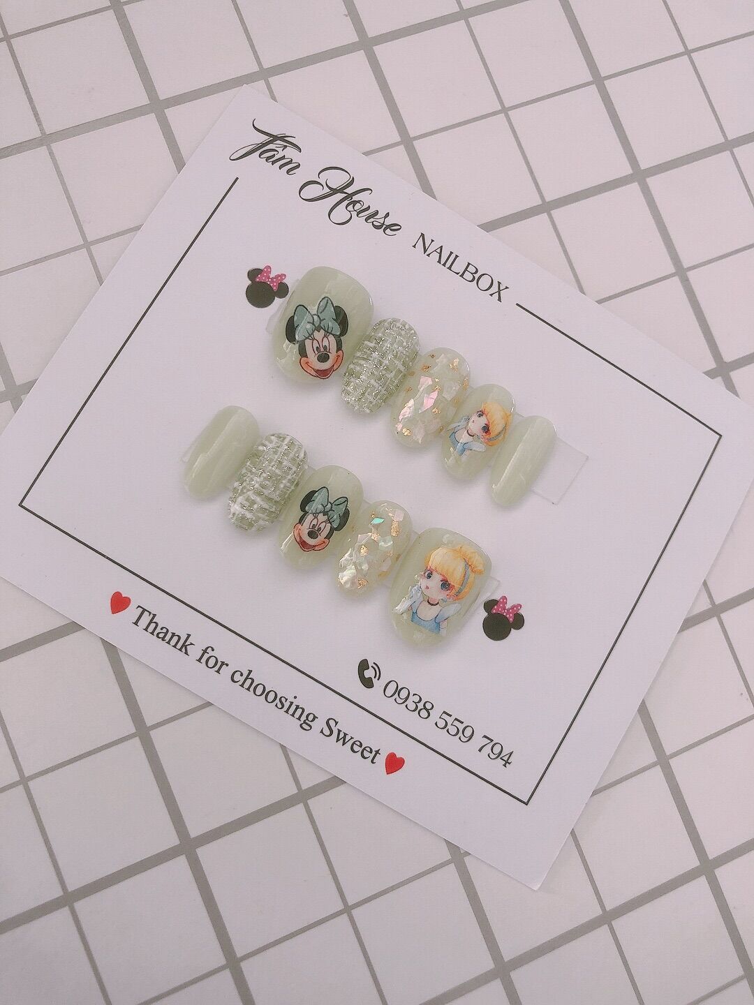 NailBox thiết kế theo yêu cầu màu thạch- Tiệm có nhận làm mẫu theo yêu cầu.