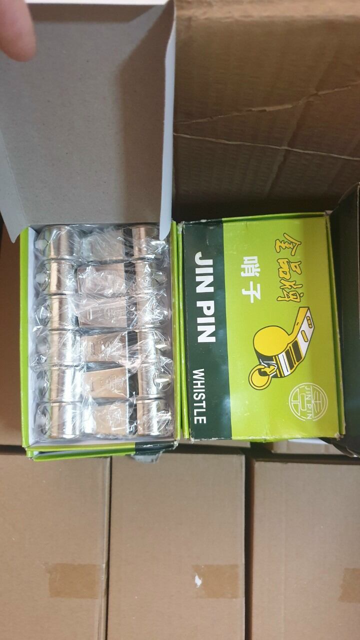Còi sắt trọng tài, còi inox thể thao loại chất lượng không dây buộc