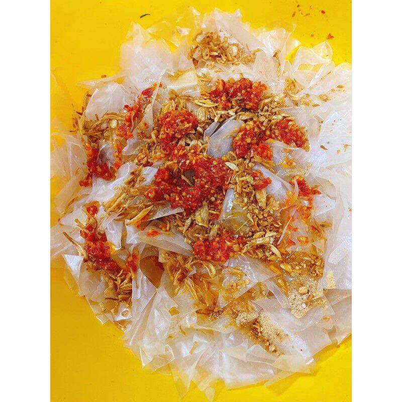 Bánh Tráng Phơi Sương Ớt Rim Tỏi Hành Phi