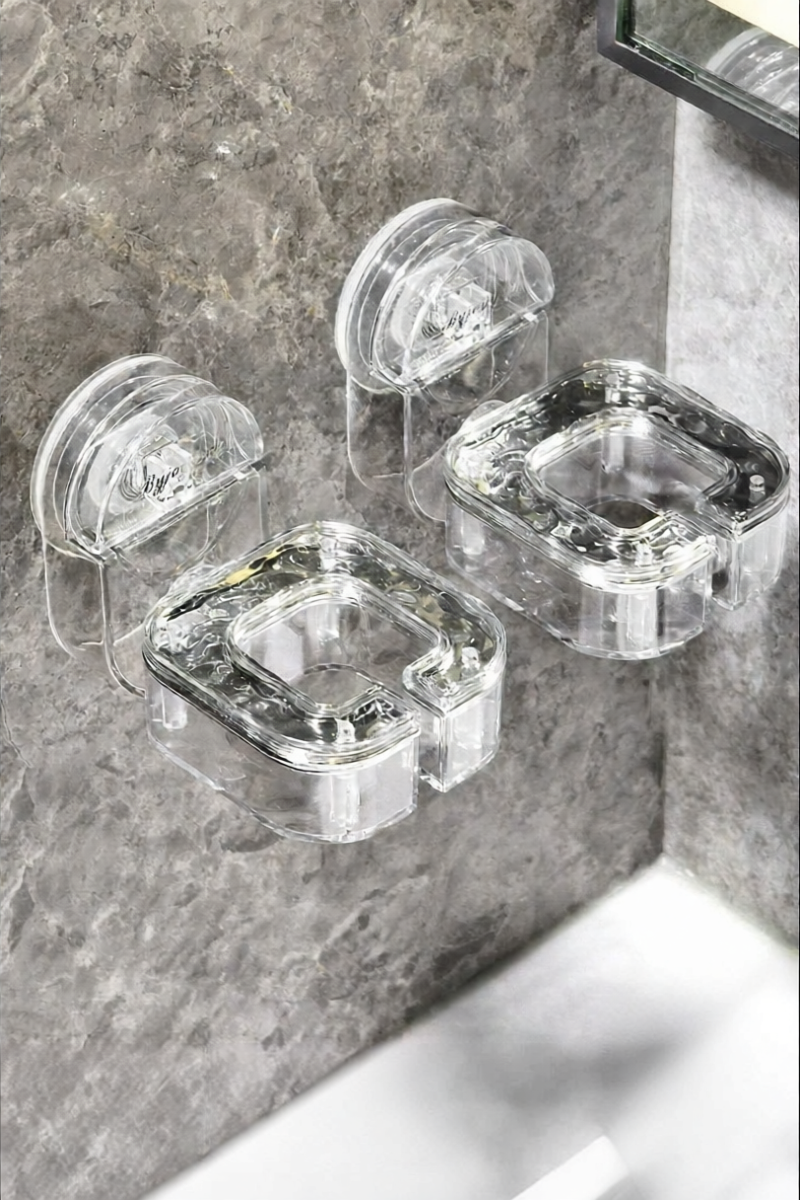 No-drilling Suction Cup Blower Rack - 5