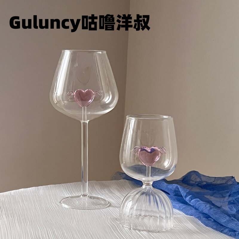 Bộ Ly Rượu Vang Mẫu Thiết Kế Ly Rượu Vang Nổi Tiếng Bụng To Thủy Tinh Pha Lê Cao Cấp Sang Trọng Gia Dụng Ly Chân Cao Nho
