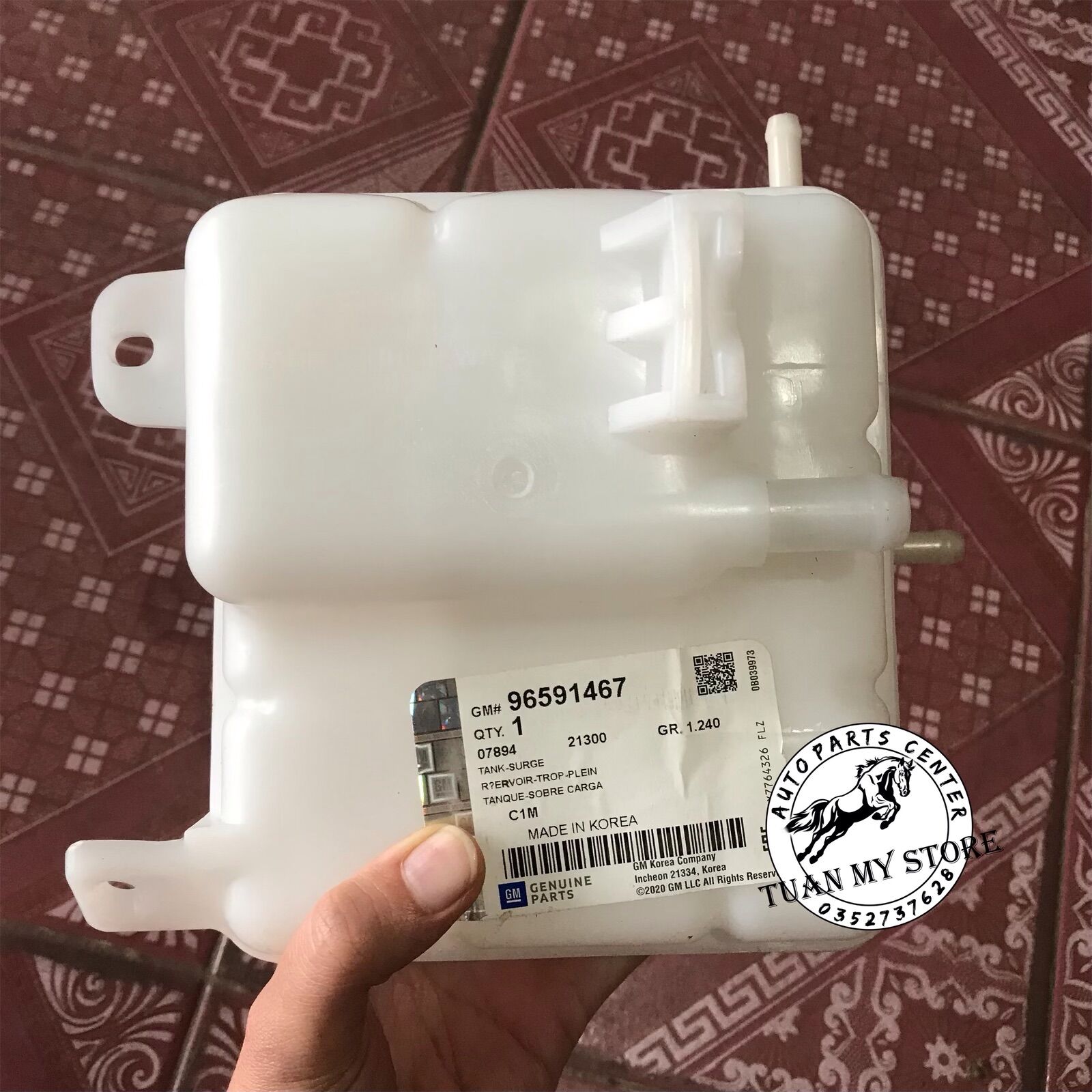 Bình nước phụ-bình nước làm mát spark 2008-2011 m200 matiz3