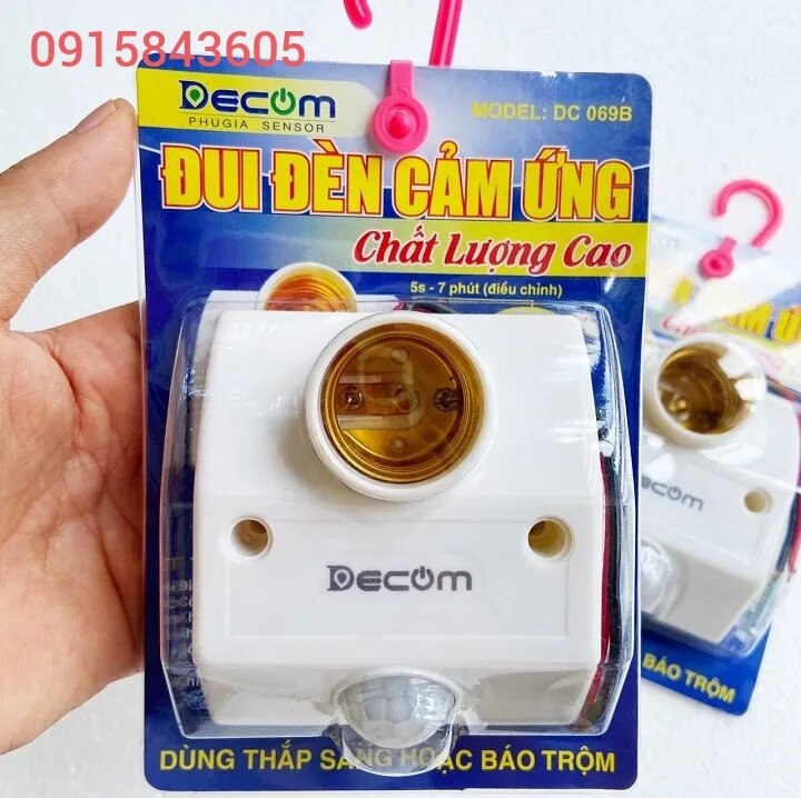 Đui đèn cảm ứng DCOM