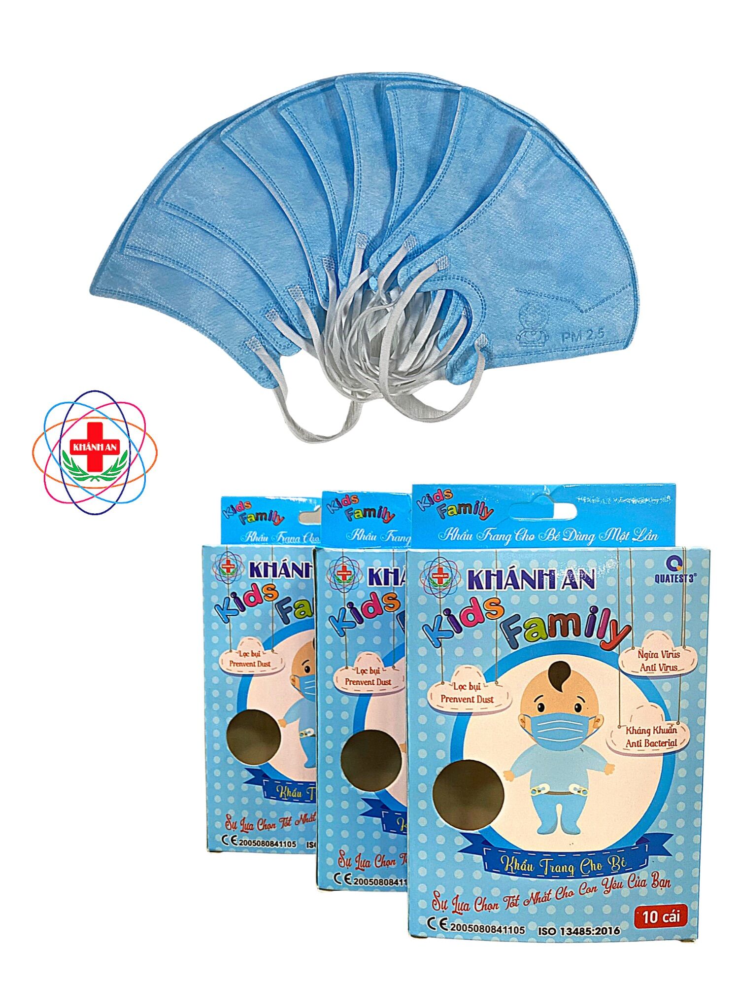 KHẨU TRANG 3D TRẺ EM CAO CẤP SIZE M