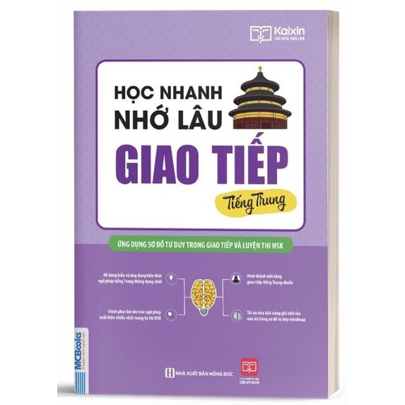 Sách học nhanh nhớ lâu giao tiếp tiếng Trung thông dụng có app luyện nghe