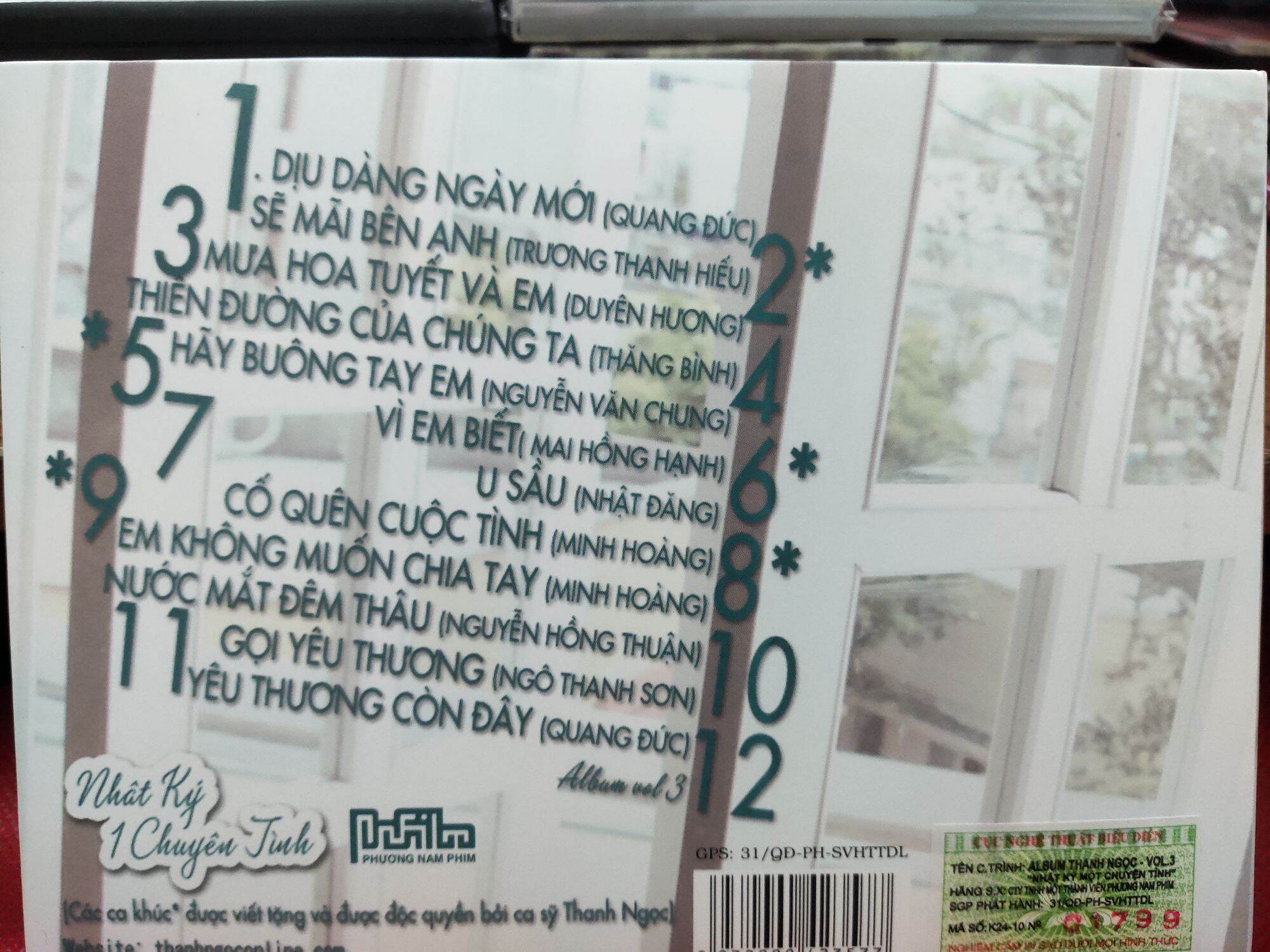 CD Thanh Ngọc vol 3