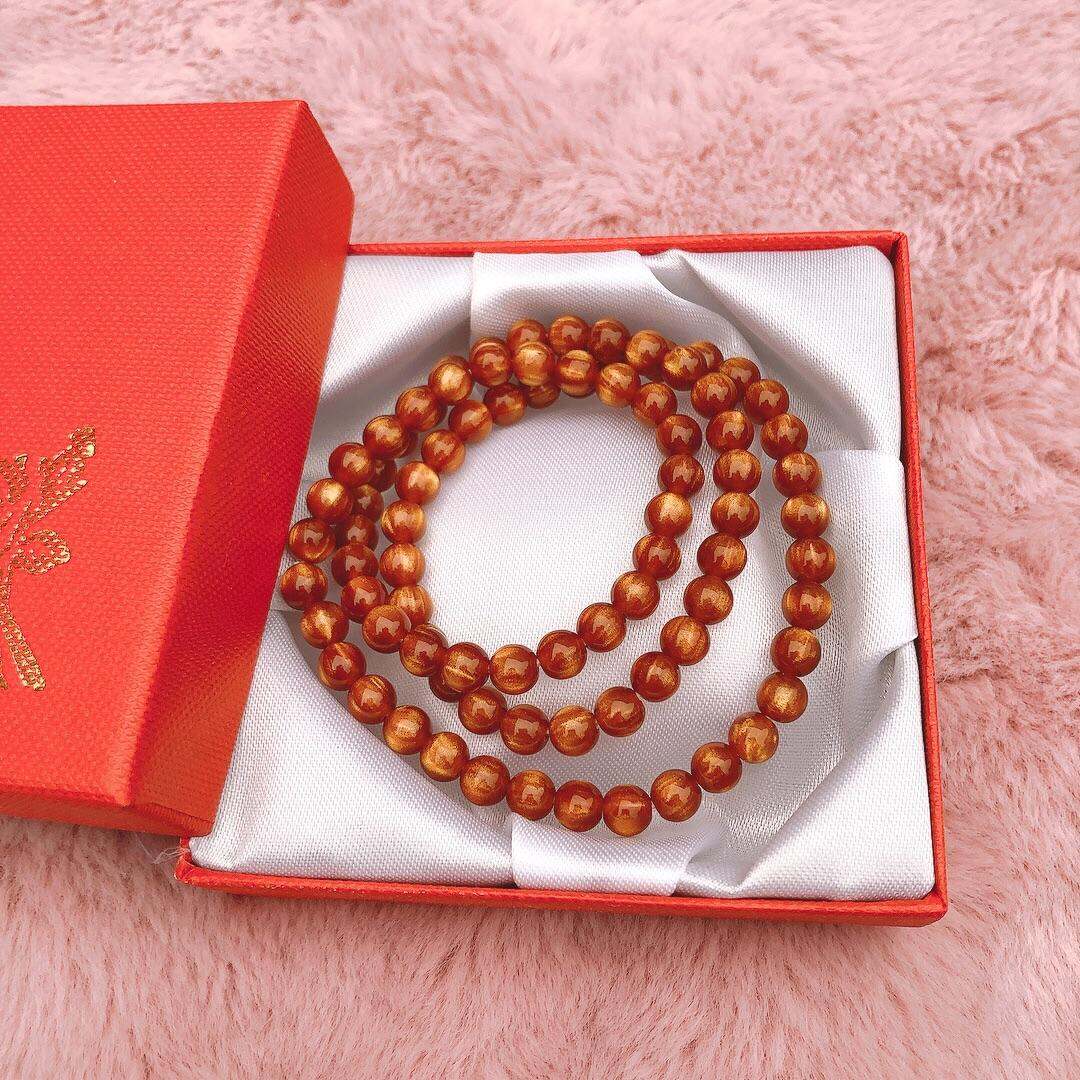 Vòng Tay Gỗ Hải Liễu Xỏ 3 Vòng ( Cây Liễu Biển )