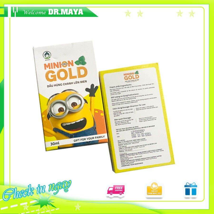 Dầu Húng Chanh Minion Lên Men mẫu mới