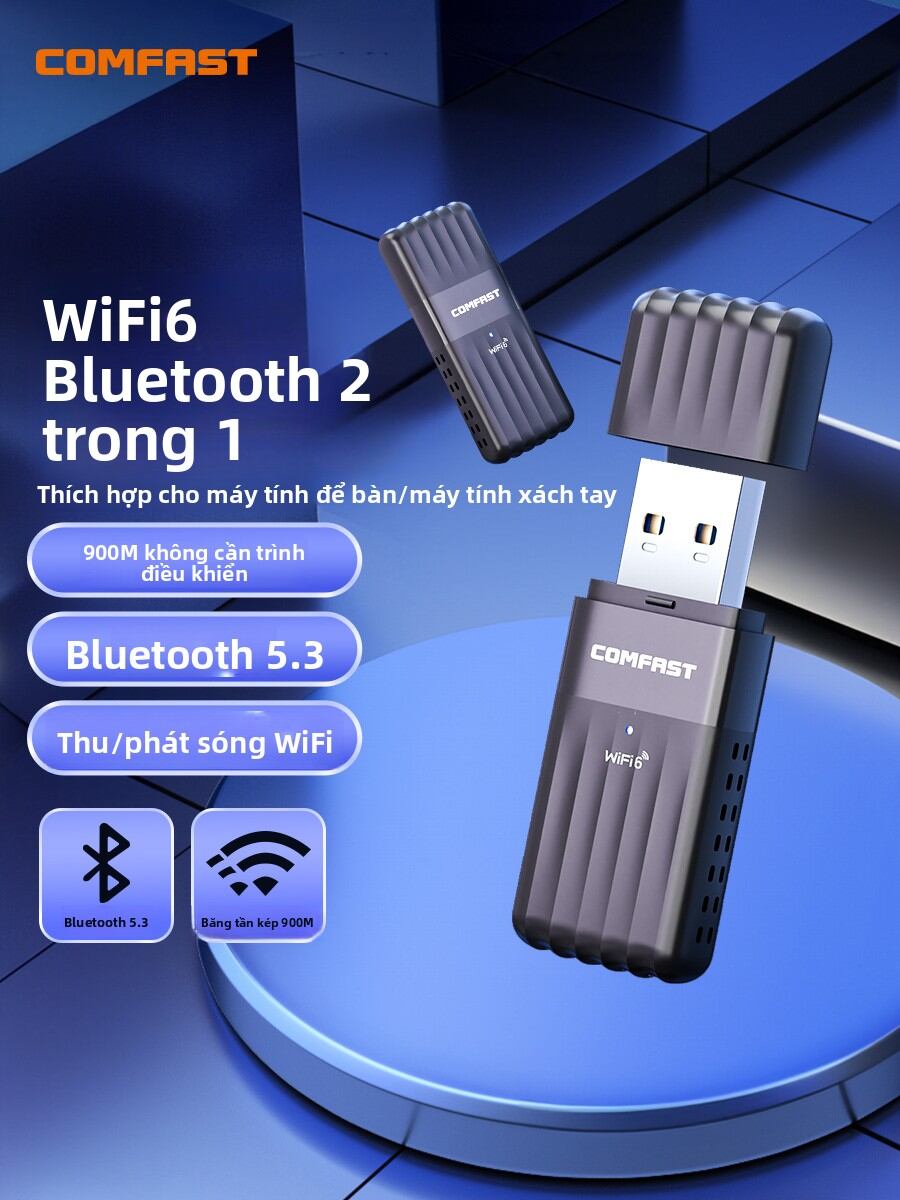 Comfast | Wireless Network Card with Bluetooth 943AX Giá 346,000 Đồng*Miễn phí vận chuyển