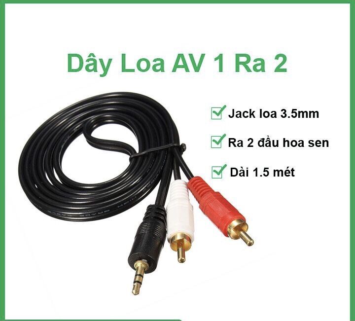 Dây loa 1 ra 2 dài 15m - 3m - 5m cam kết hàng đúng mô tả chất lượng đảm bảo an toàn đến sức khỏe người sử dụng đa dạng mẫu mã màu sắc kích thước