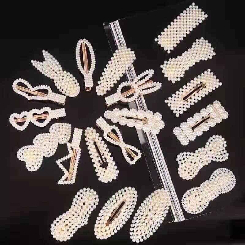 Set 20 chiếc kẹp tóc ngọc trai Hàn Quốc siêu xinh