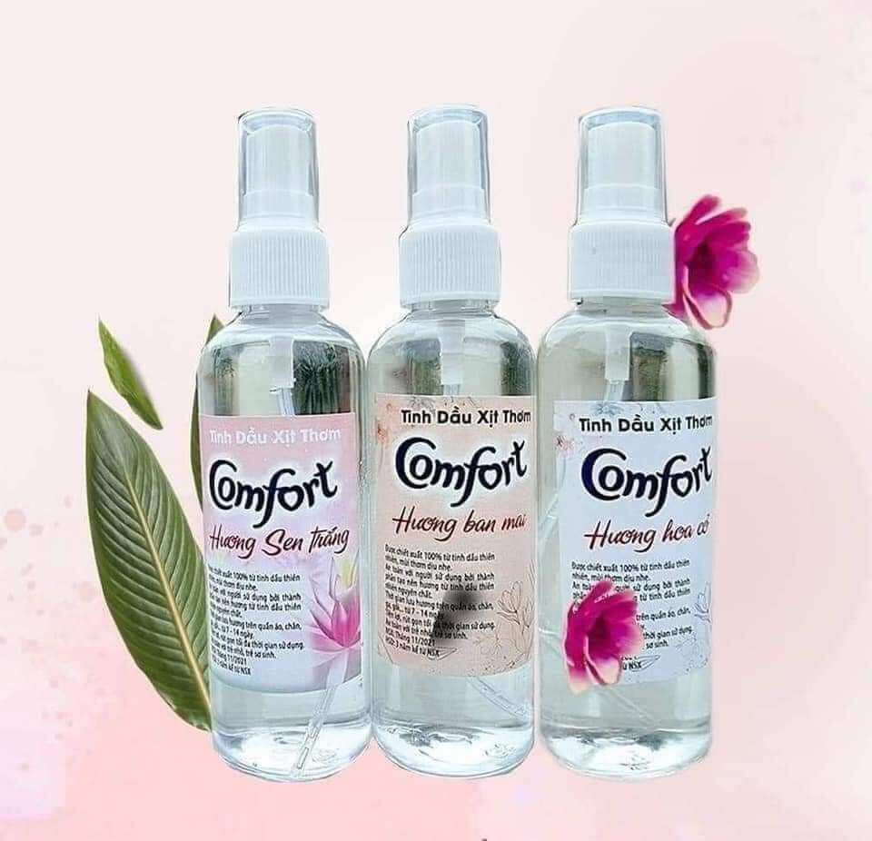 COMBO 3 CHAI 3 MÙI XỊT THƠM QUẦN ÁO COMFOR