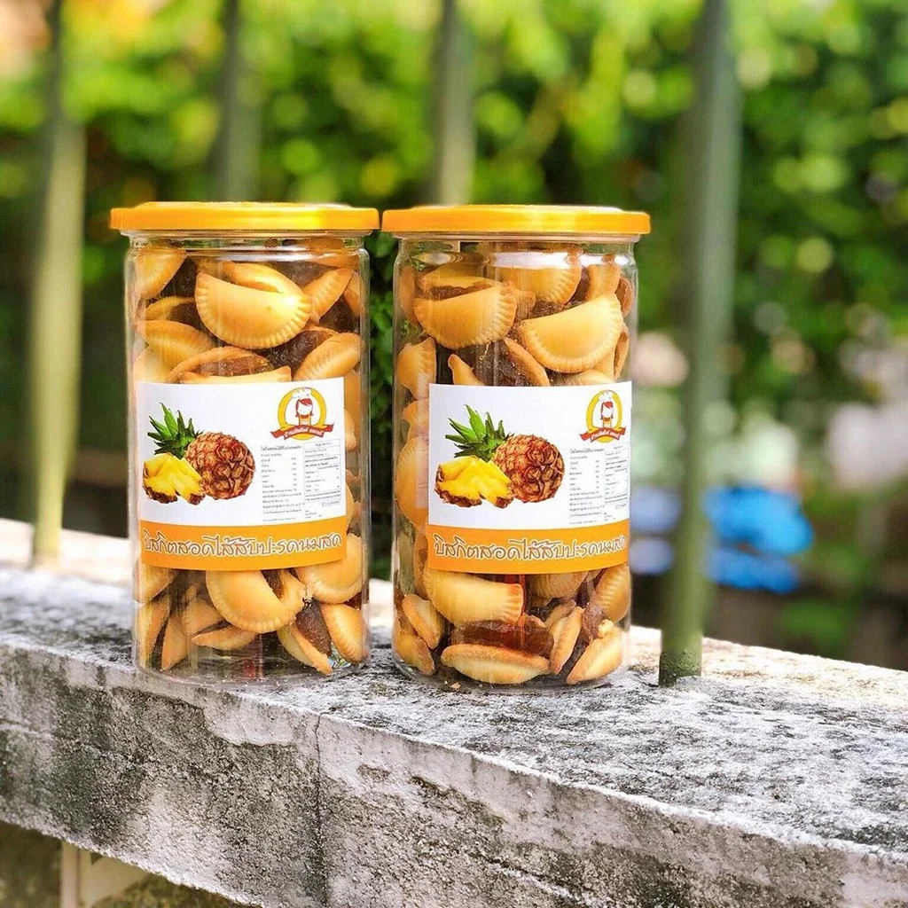 Bánh sò thái lan kẹp nhân dứa hũ 350gr