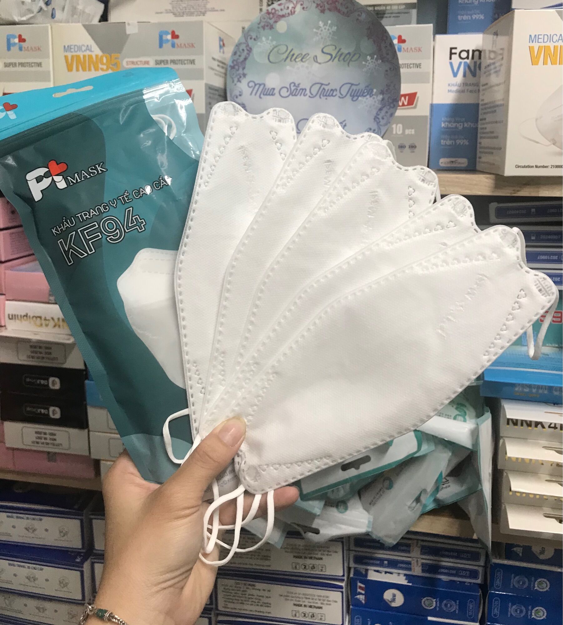 [ Chỉ 1K2/ 1 Cái ] Khẩu Trang 4D KF94 Mask ( 1 Bịch 10 Cái )