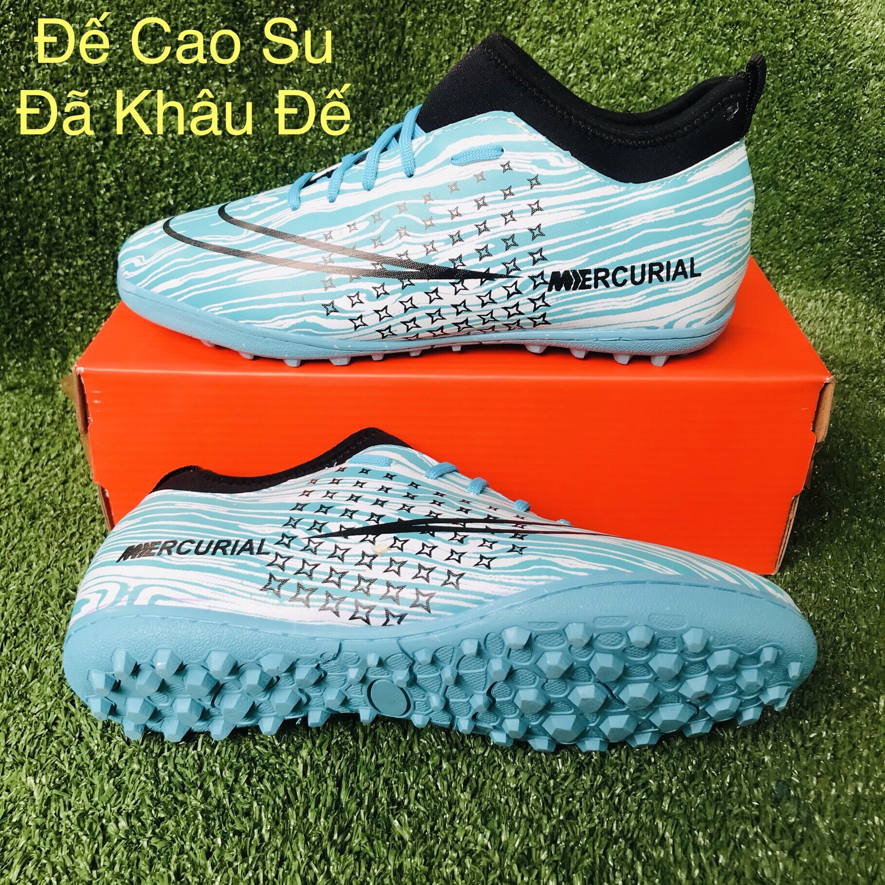 [HCM]Giày đá bóng chính hãng pu lo cao cấp