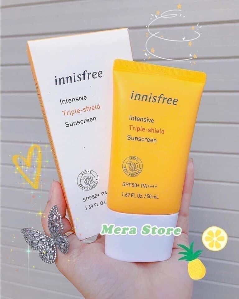 Kem chống nắng Innisfree Triple Shield 50ml Hàn Quốc