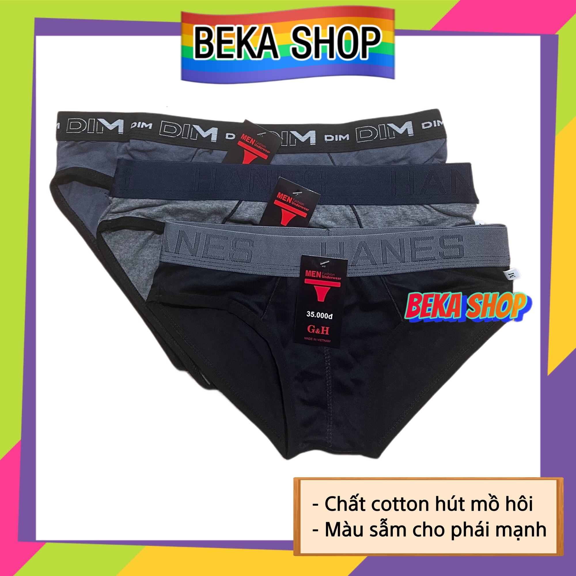 Quần Lót Tomboy, Quần Sịp Tomboy, Quần Lót Nữ Bản Lớn Chất Cotton Thoáng Mát