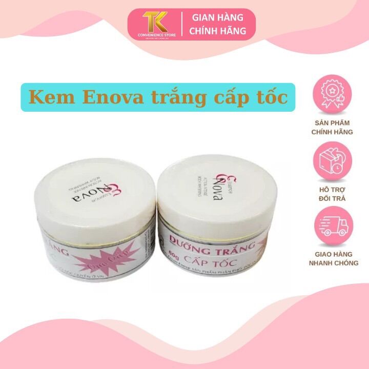 kem Enova dưỡng trắng da cấp tốc 80g