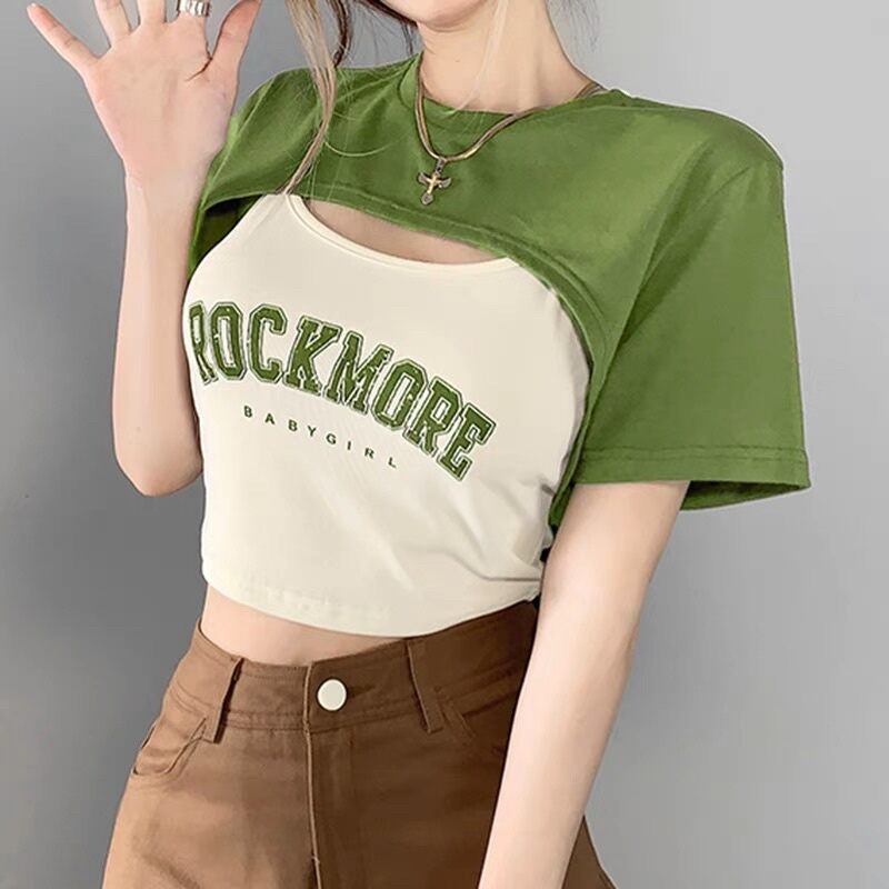 ÁO CROPTOP HAI MÓN CỰC XINH ROC1