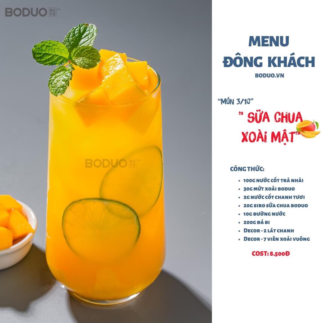 Mứt xoài Boduo hộp 1,3kg
