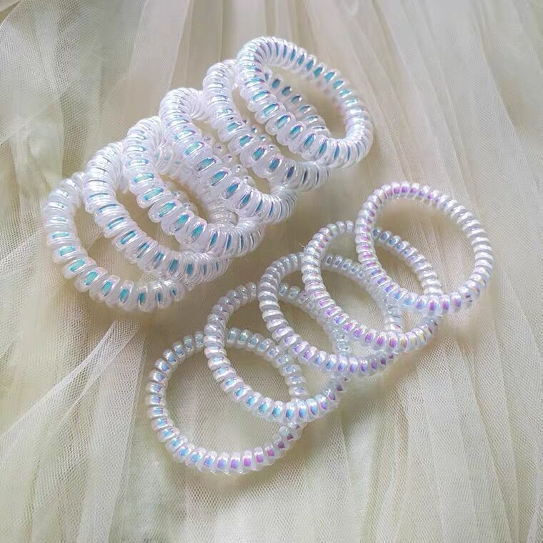 Dây cột tóc lò xo hologram Meily Store