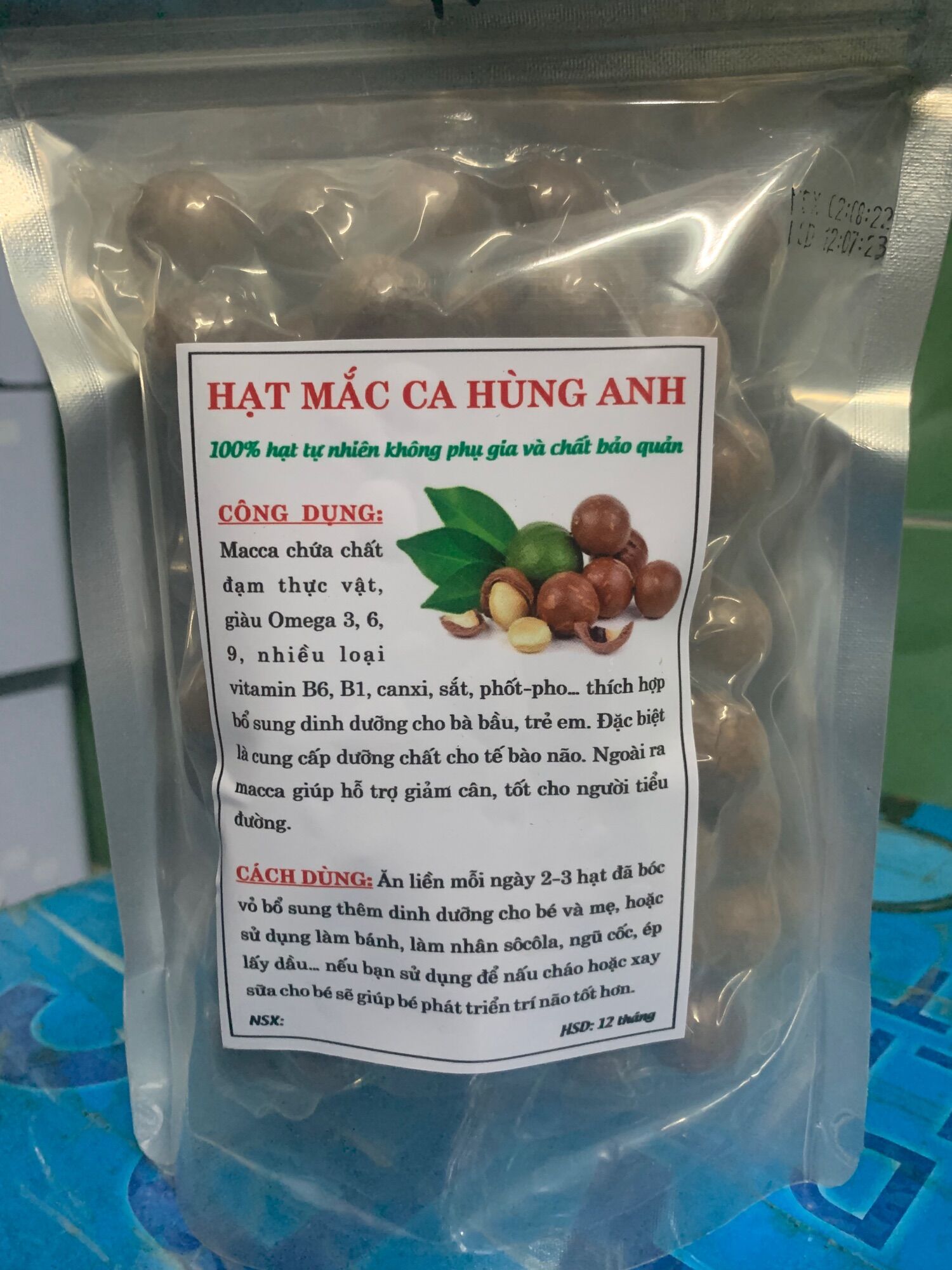 Hạt Macca Bi Đắk Lắk đặc sản Tây Nguyên 500g