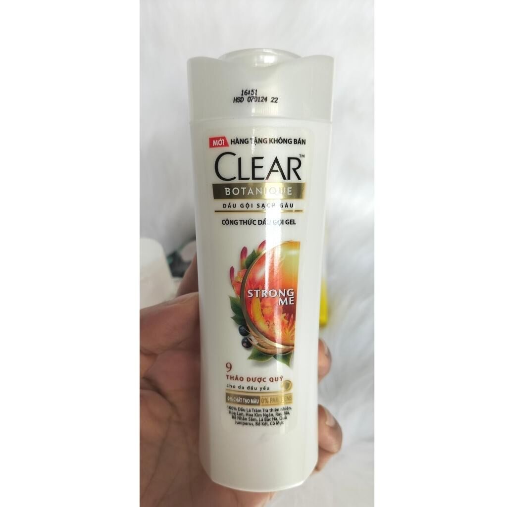 Dầu gội Clear chai 140g