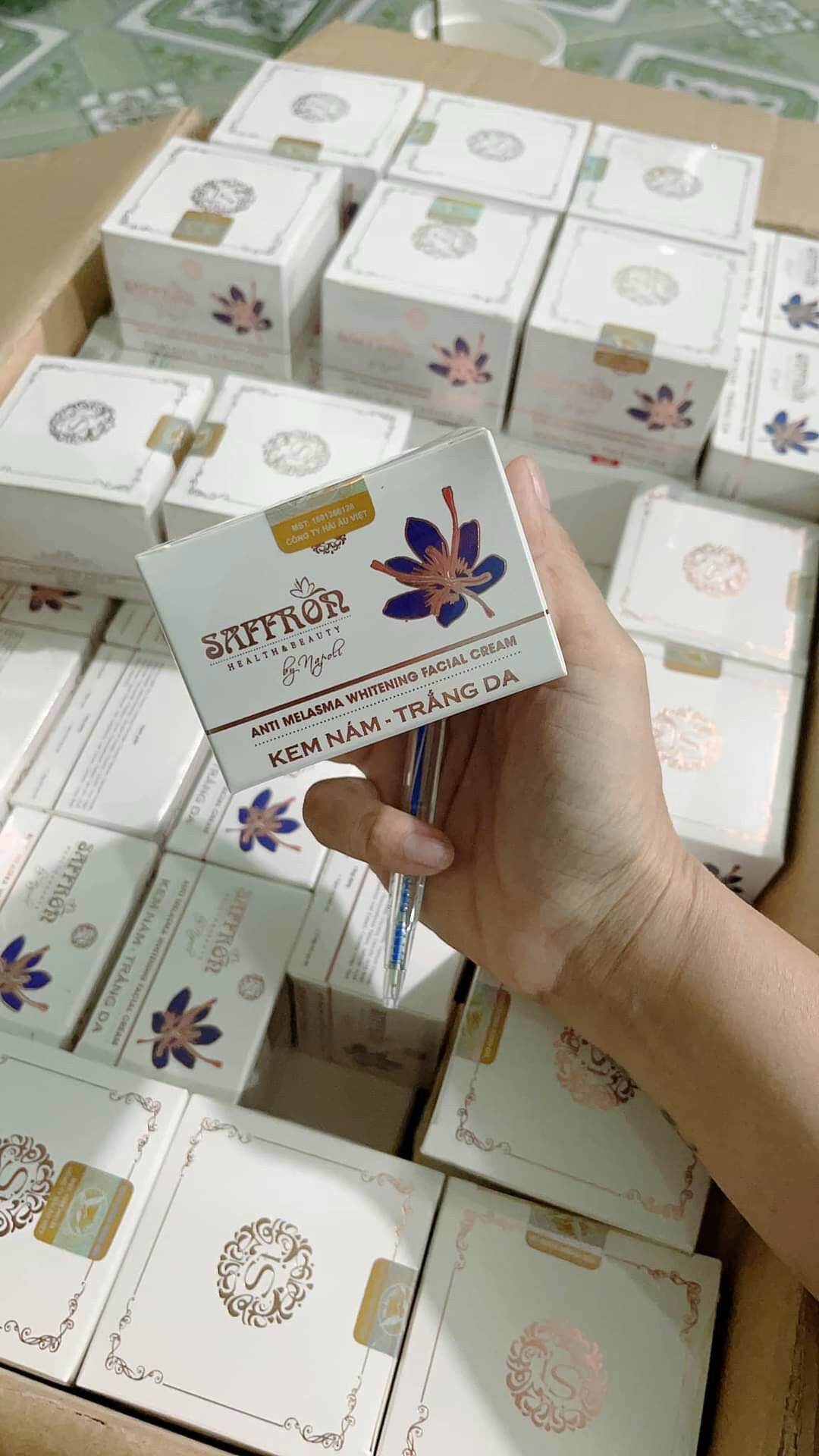 Kem Nám Saffron- Chính hãng Hải Âu Việt(10g)