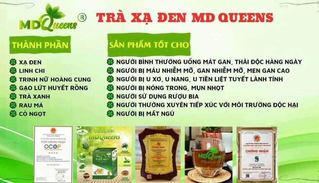 TRÀ XẠ ĐEN MD QUEENs