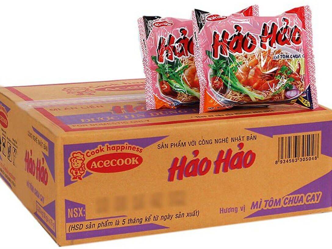 Mỳ hảo hảo tôm chua cay