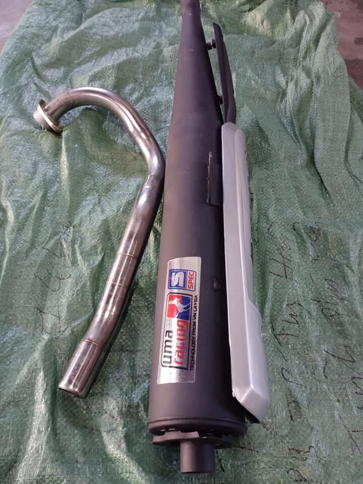 Pô Uma Exciter 150 full ốp + cổ