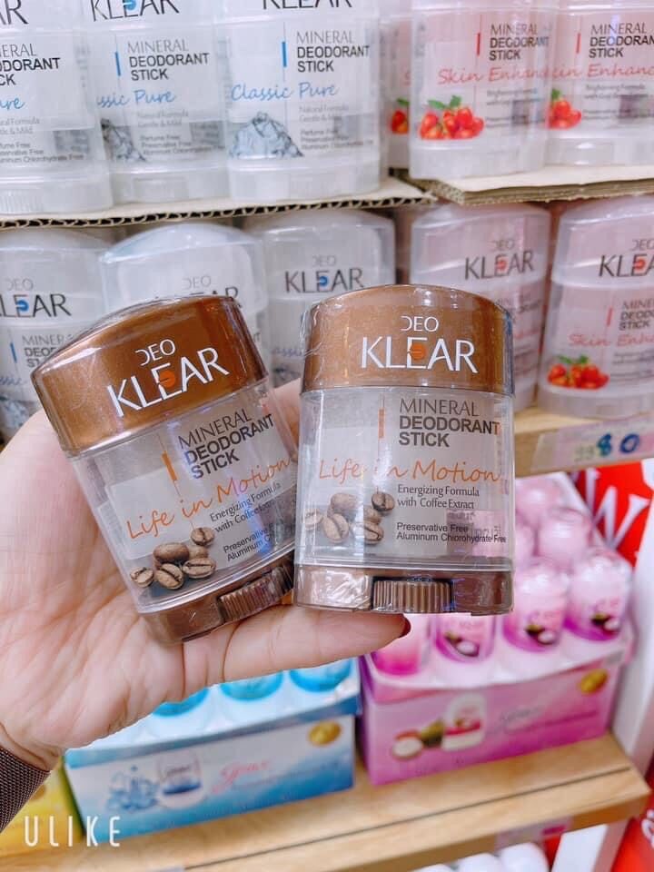 Lăn nách đá khoáng DEO KLEAR Thái Lan
