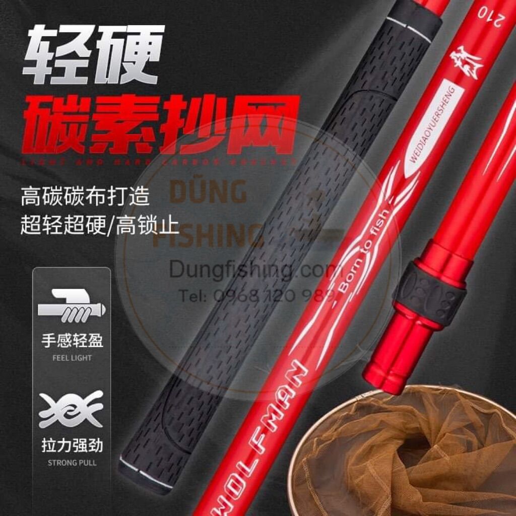 Cán vợt carbon 3m giá rẻ