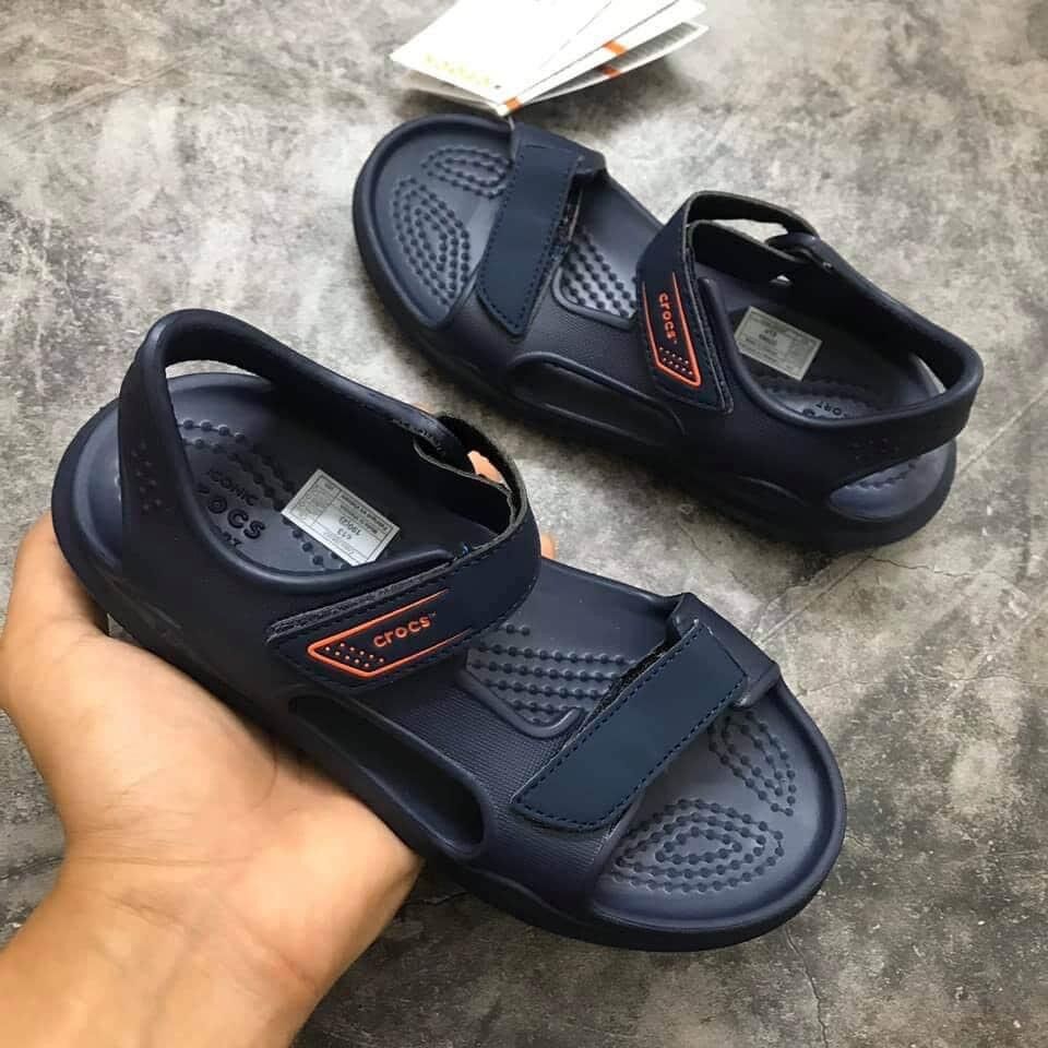 SANDAL CROCS SWIFTWATER KIDS MÀU NAVY