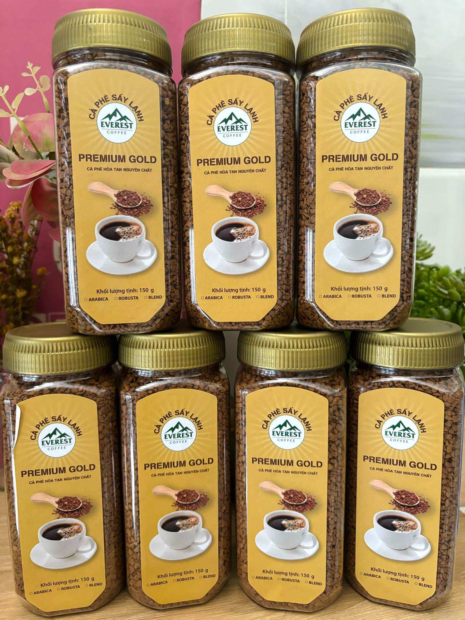 Cà phê Everest hòa tan sấy lạnh hũ 150g
