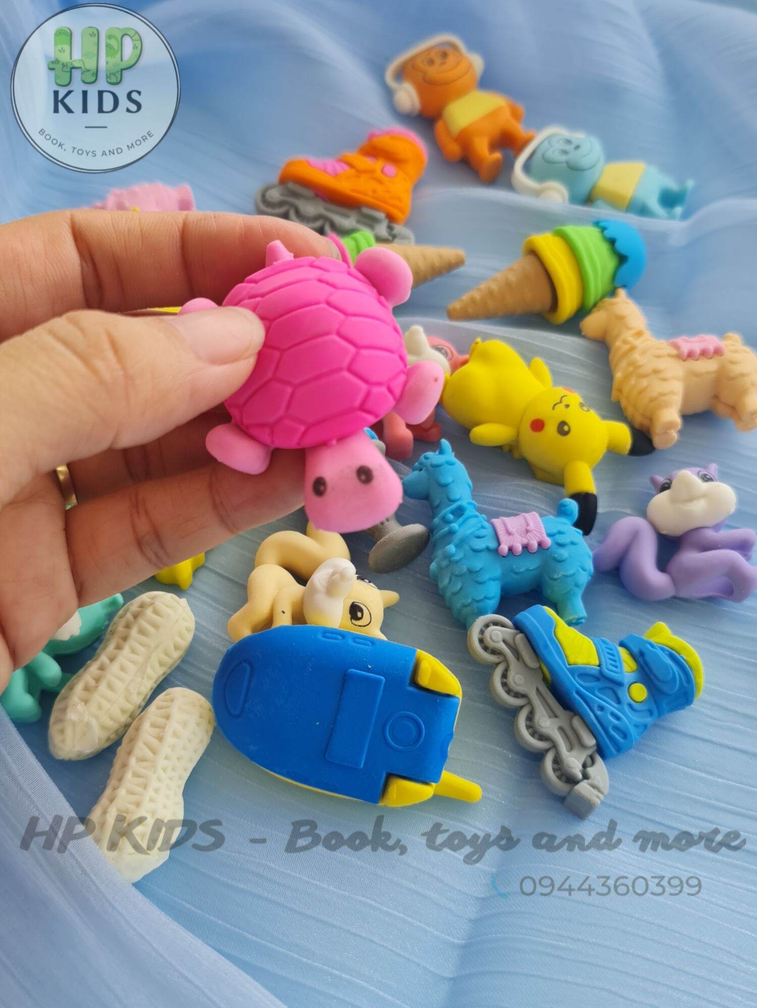 Cục gôm, cục tẩy nhiều hình dễ thương cute