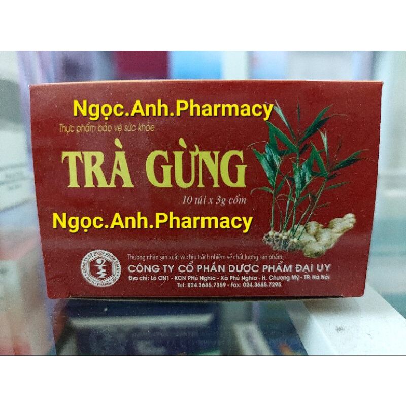 Trà Gừng Đại Uy (hộp 10 gói)