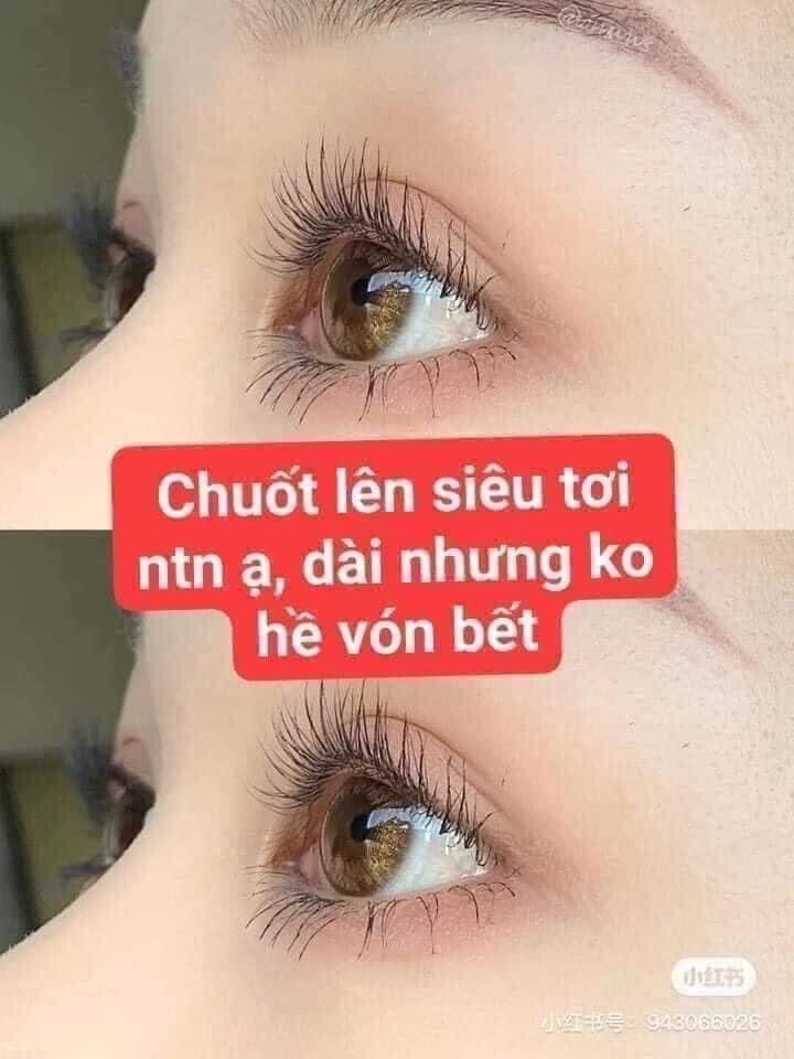 Chuốt mi dài tơi Mascara Nongchat Browit